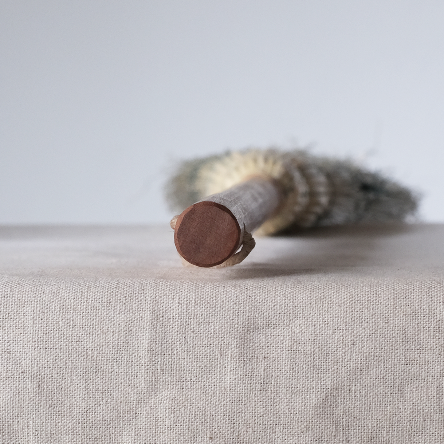 米澤ほうき工房:はたき箒 糸:ターコイズ