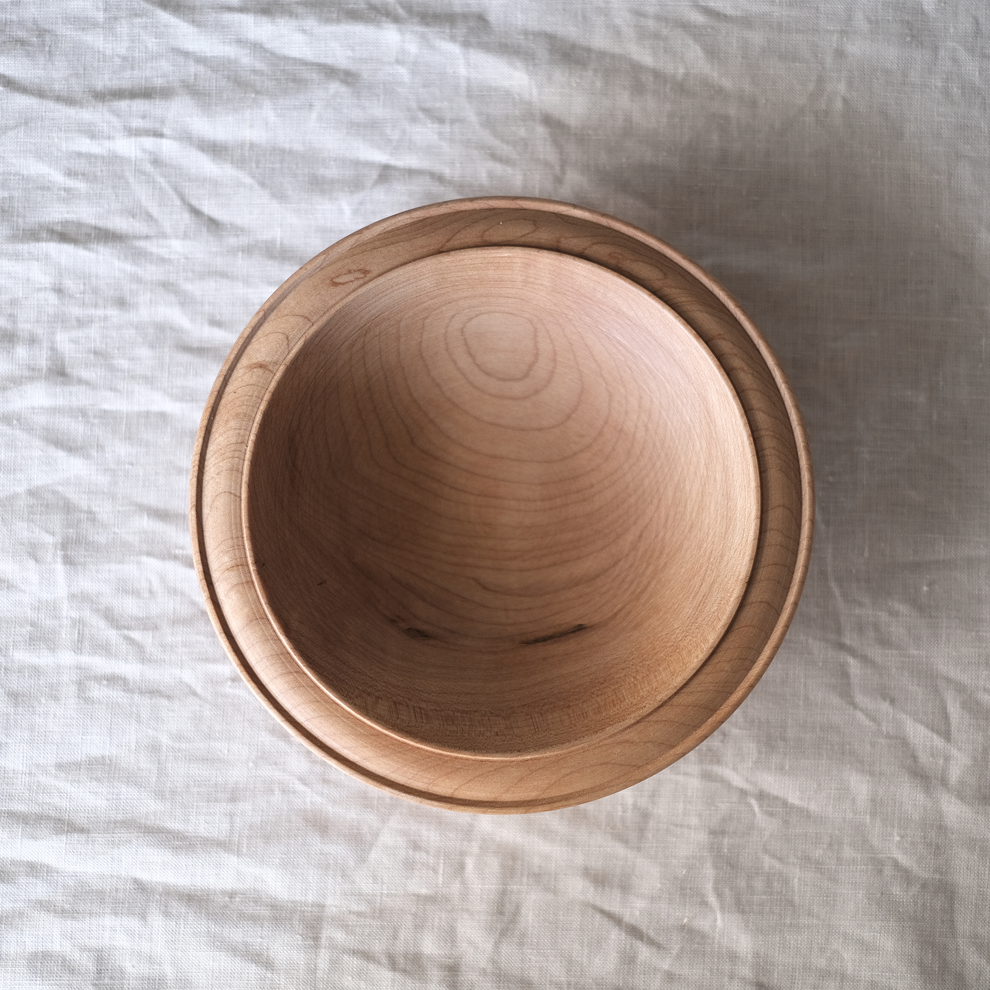 丸リム玉縁深皿 18cm(カエデ)【D】