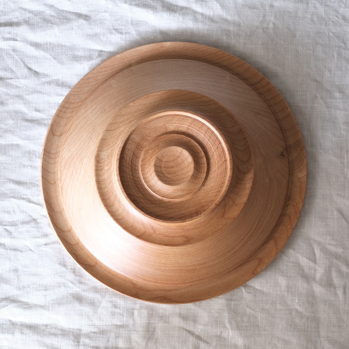 丸リム玉縁深皿 21cm(カエデ)【C】