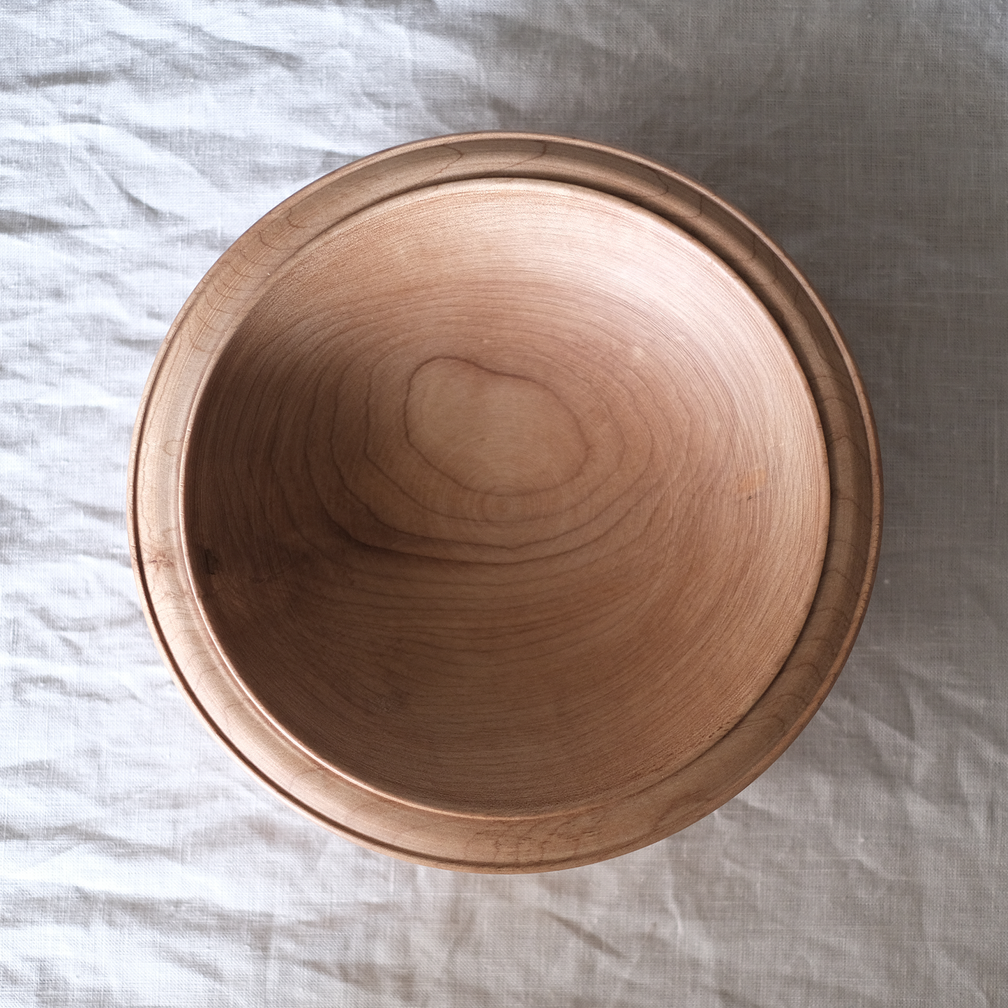丸リム玉縁深皿 21cm(カエデ)【B】
