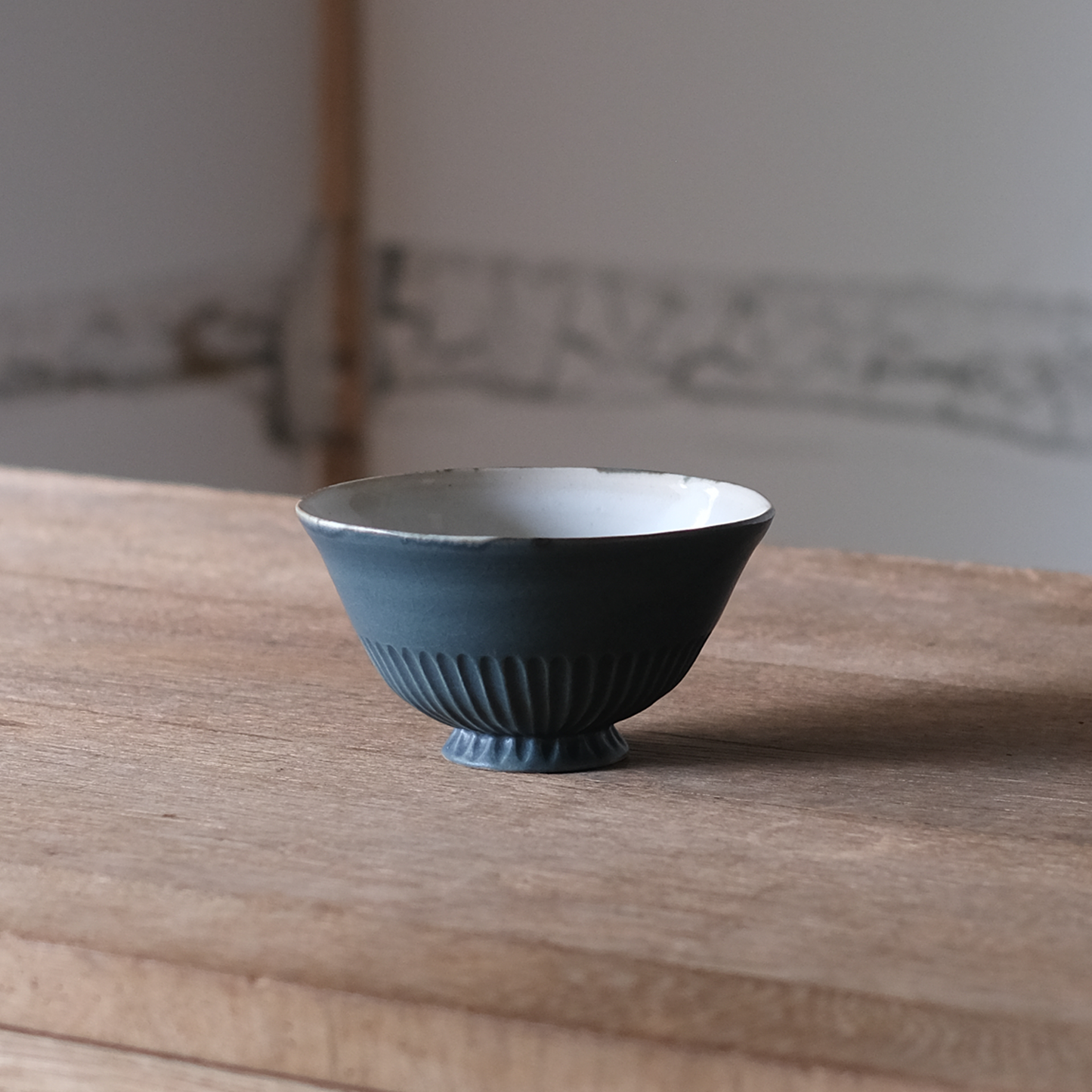 カフェオレボウル 青鼠【A】