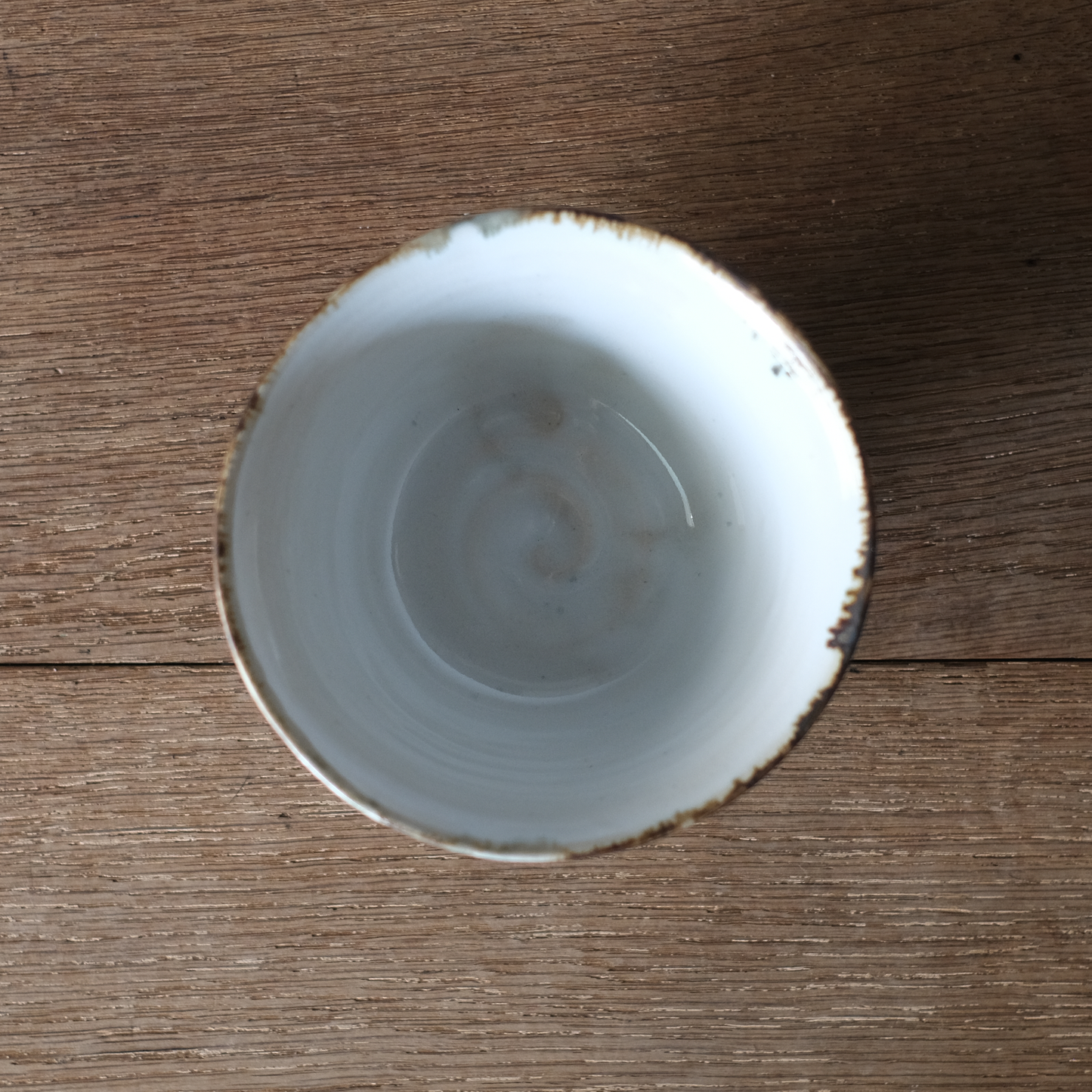 カフェオレボウル 薄青鼠