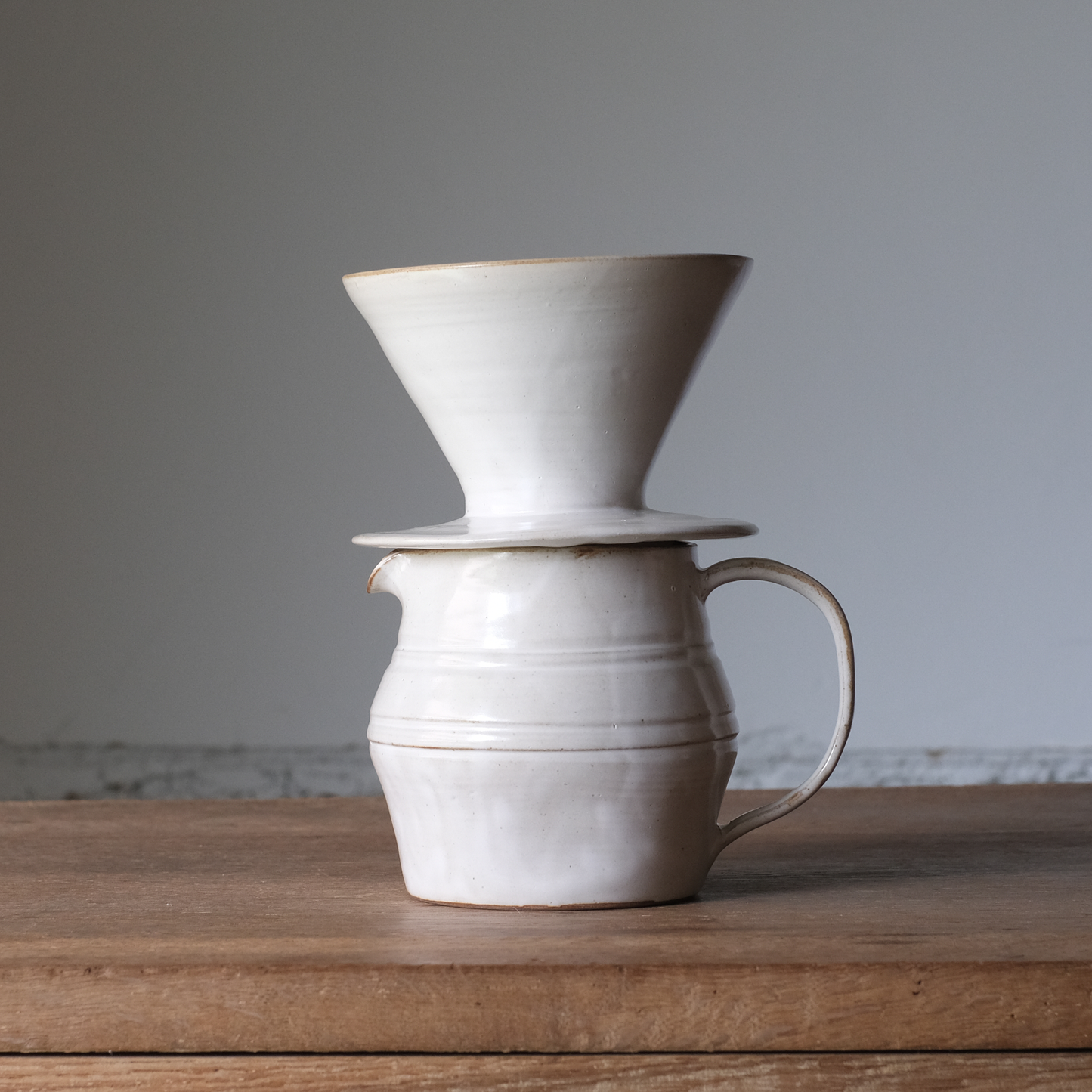 【石渡磨美 × ACOPOTTERY ふたり展】コーヒードリッパー 白