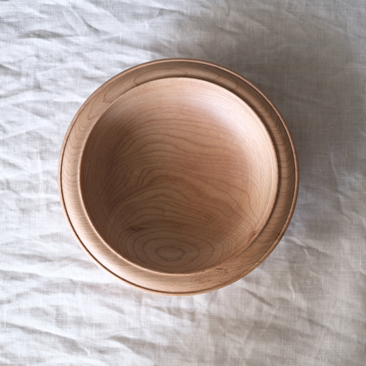 丸リム玉縁深皿 18cm(カエデ)【B】