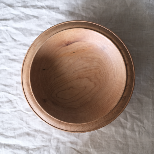 丸リム玉縁深皿 21cm(カエデ)【A】