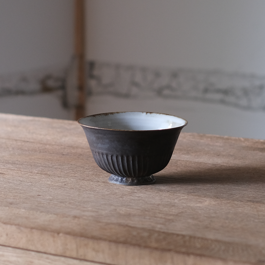 カフェオレボウル　黒唐金【A】