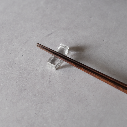 【3月19日までの販売】カトラリーレスト(箸置き) 氷層30