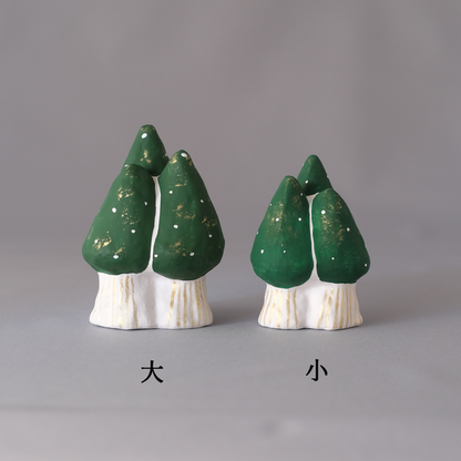 【3/9 ～ 11 18時まで販売】りなの村 張子展 はる、うらうら「三本の木(金)」