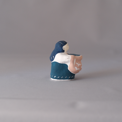 【3/9 ～ 11 18時まで販売】りなの村 張子展 はる、うらうら「水瓶の少女」