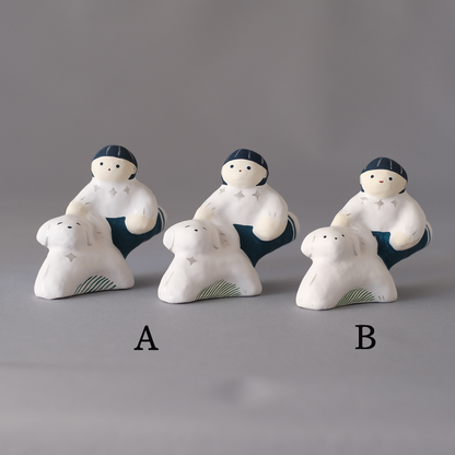 【3/9 ～ 11 18時まで販売】りなの村 張子展 はる、うらうら「うれしい散歩」