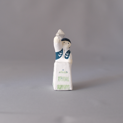 【3/9 ～ 11 18時まで販売】りなの村 張子展 はる、うらうら「手をのばす人」