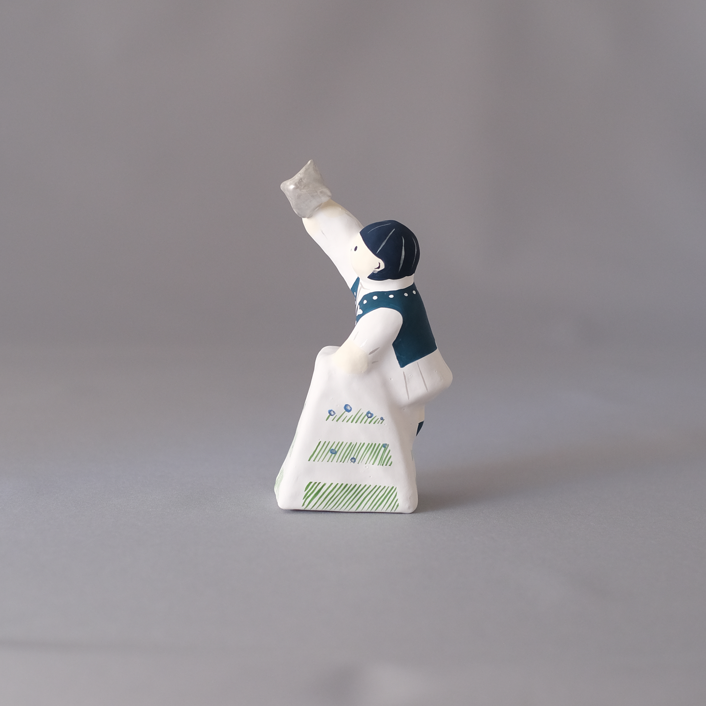 【3/9 ～ 11 18時まで販売】りなの村 張子展 はる、うらうら「手をのばす人」