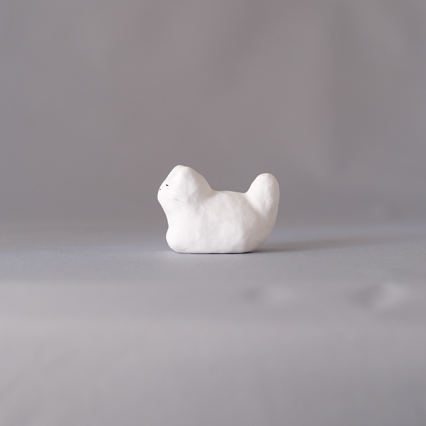 【3/9 ～ 11 18時まで販売】りなの村 張子展 はる、うらうら「白い猫」