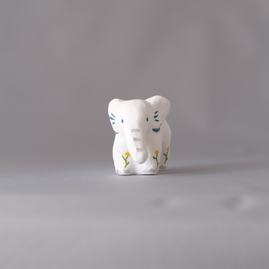 【3/9 ～ 11 18時まで販売】りなの村 張子展 はる、うらうら「旅する象」
