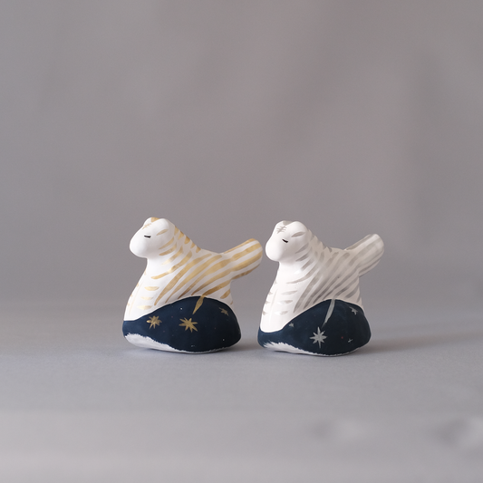 【3/9 ～ 11 18時まで販売】りなの村 張子展 はる、うらうら「願い星の馬（しまうま）」