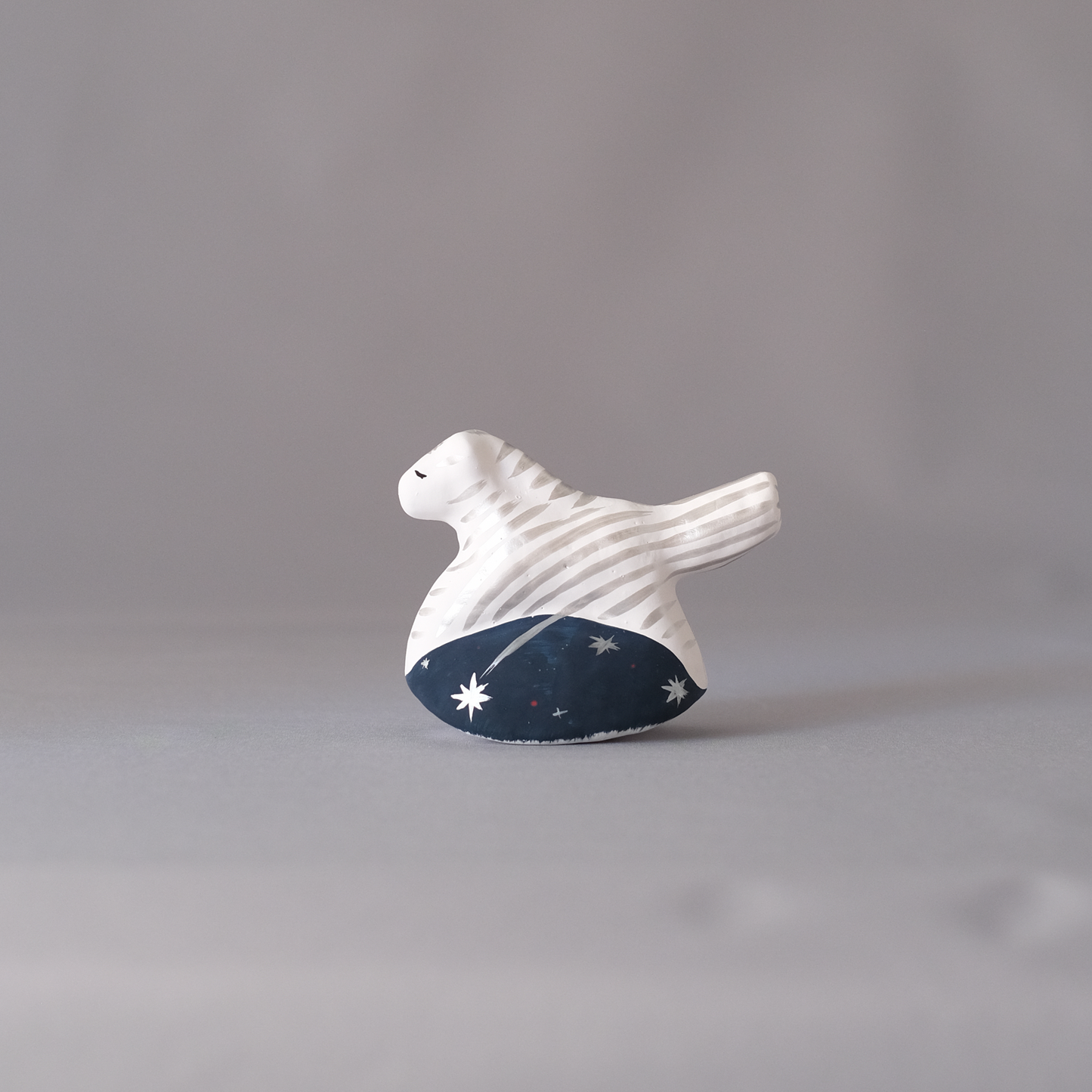 【3/9 ～ 11 18時まで販売】りなの村 張子展 はる、うらうら「願い星の馬（しまうま）」