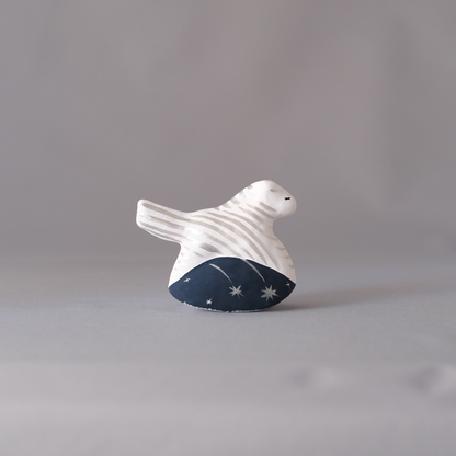 【3/9 ～ 11 18時まで販売】りなの村 張子展 はる、うらうら「願い星の馬（しまうま）」