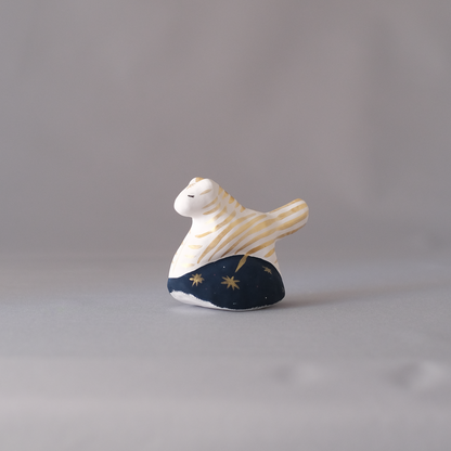 【3/9 ～ 11 18時まで販売】りなの村 張子展 はる、うらうら「願い星の馬（しまうま）」