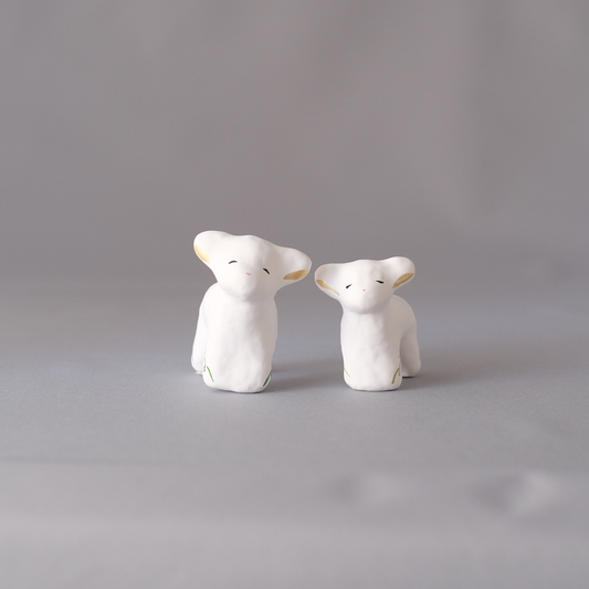 【3/9 ～ 11 18時まで販売】りなの村 張子展 はる、うらうら「かろやかな山羊 (大)」