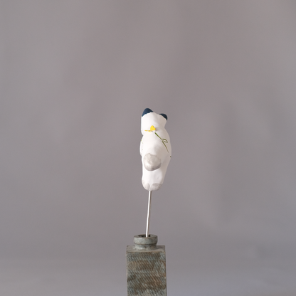 【3/9 ～ 11 18時まで販売】りなの村 張子展 はる、うらうら「春のキツネ(小)」