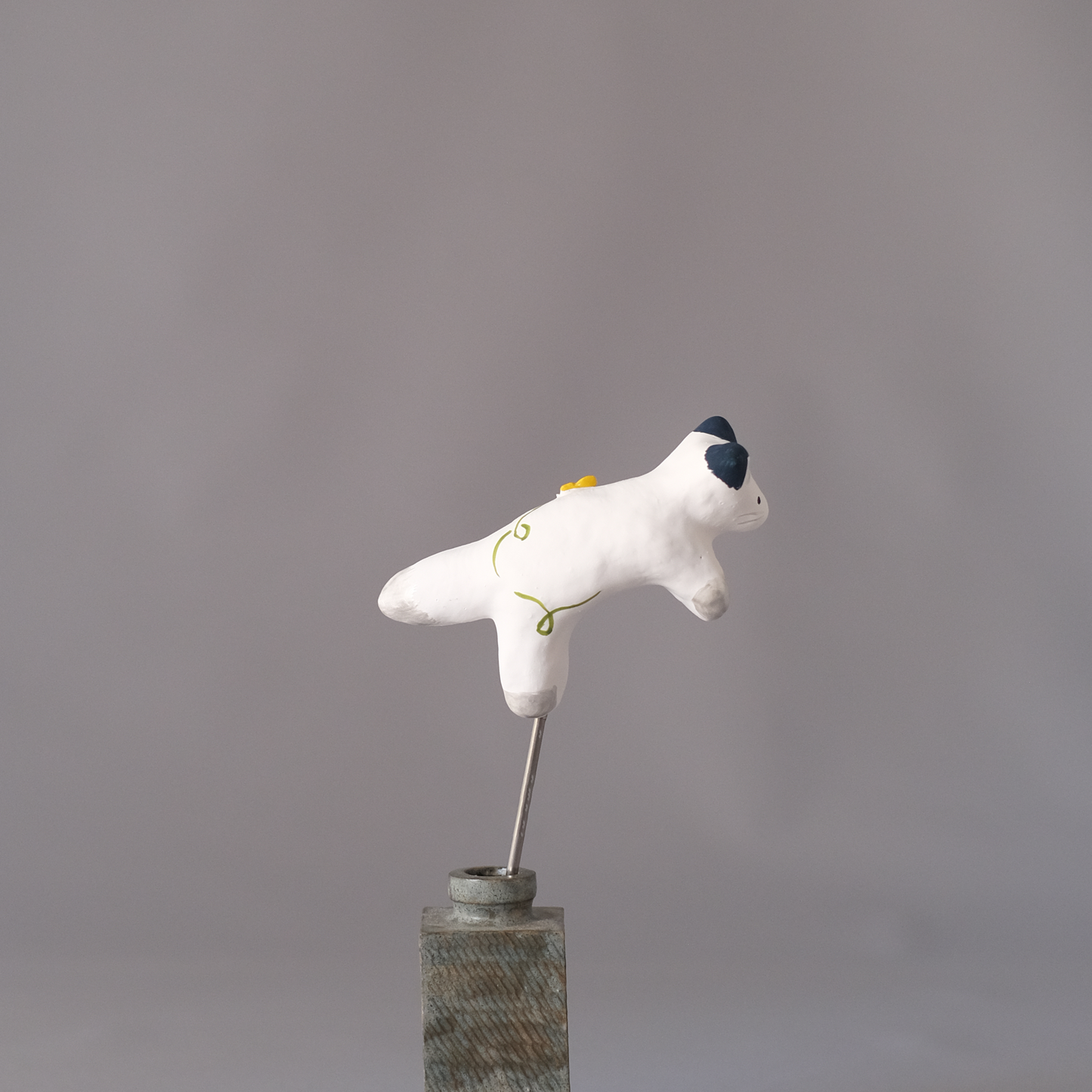 【3/9 ～ 11 18時まで販売】りなの村 張子展 はる、うらうら「春のキツネ(小)」