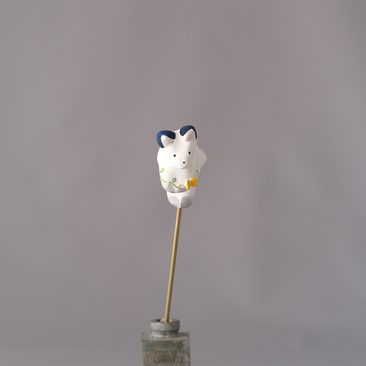 【3/9 ～ 11 18時まで販売】りなの村 張子展 はる、うらうら「春のキツネ(小)」