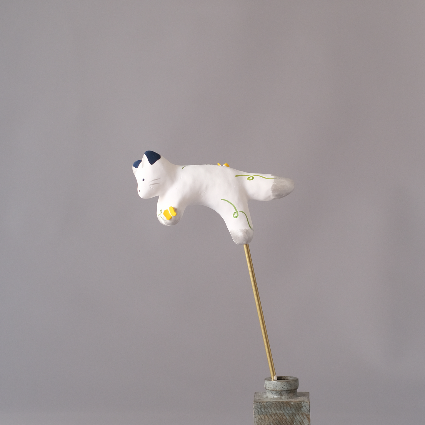 【3/9 ～ 11 18時まで販売】りなの村 張子展 はる、うらうら「春のキツネ(小)」