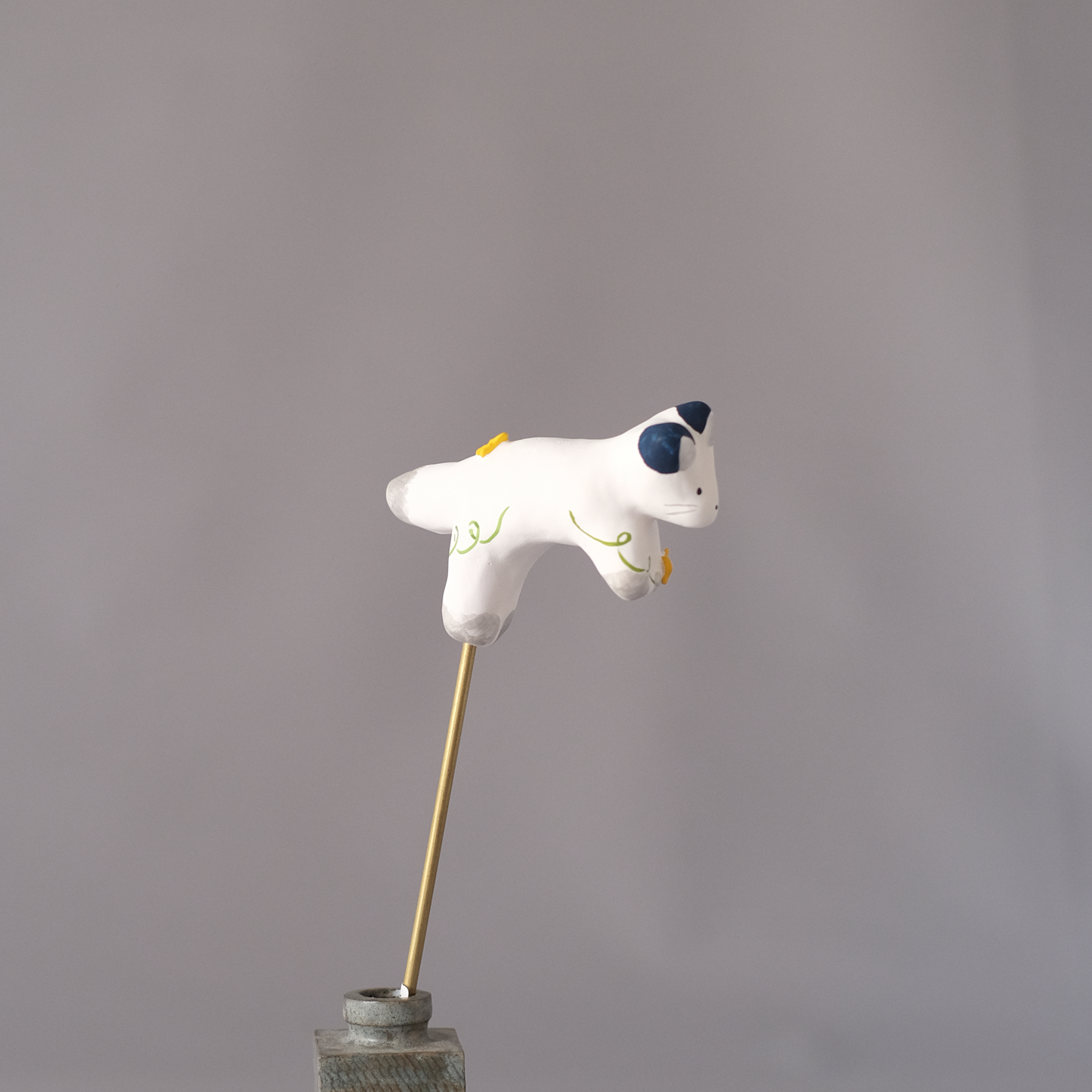 【3/9 ～ 11 18時まで販売】りなの村 張子展 はる、うらうら「春のキツネ(小)」