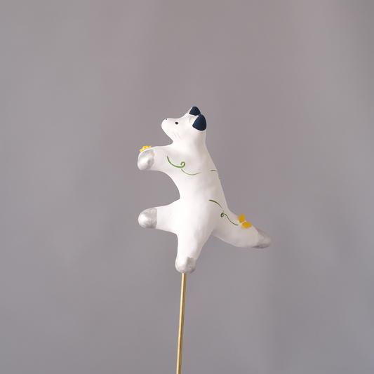 【3/9 ～ 11 18時まで販売】りなの村 張子展 はる、うらうら「春のキツネ(大)」