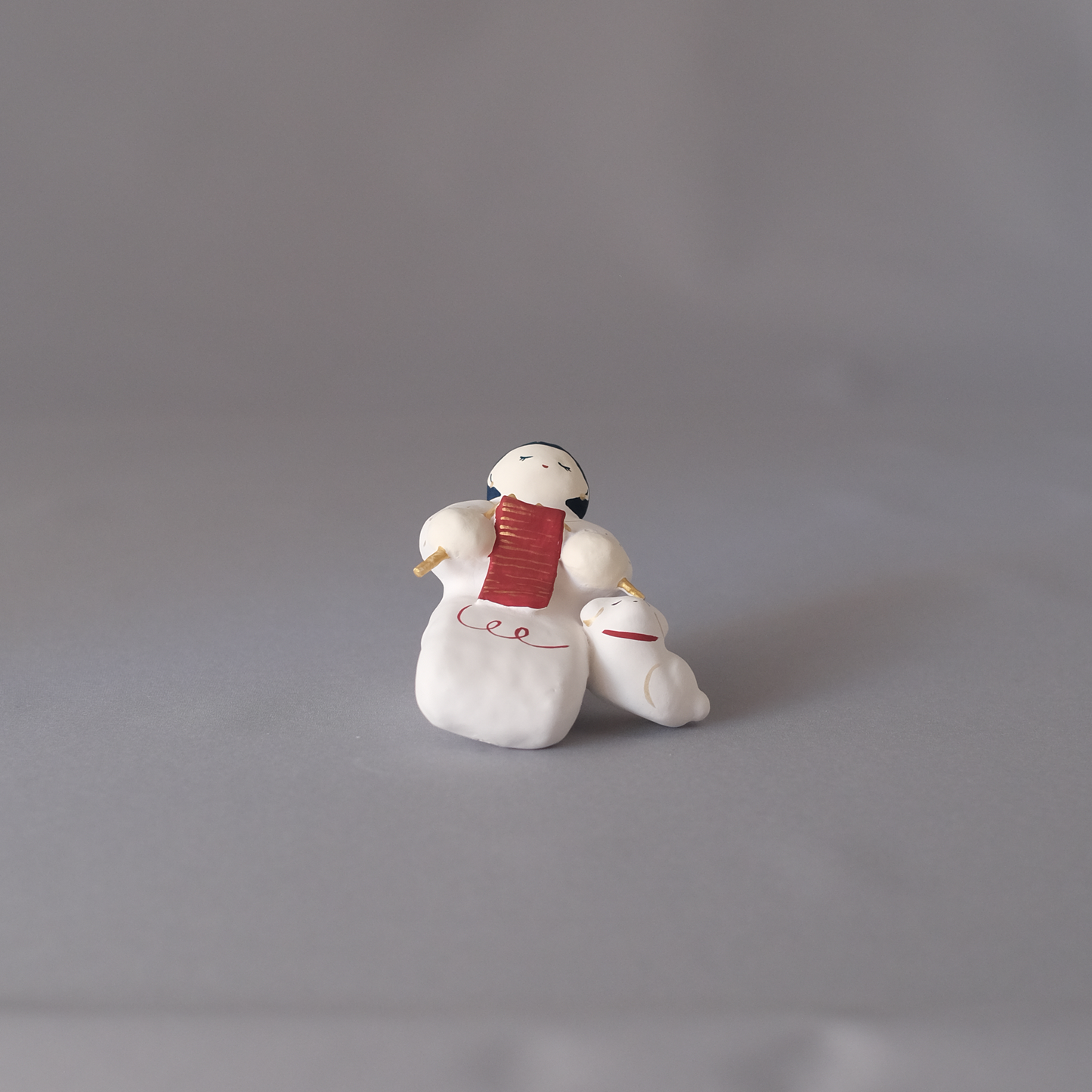 【3/9 ～ 11 18時まで販売】りなの村 張子展 はる、うらうら「あみものっ子」