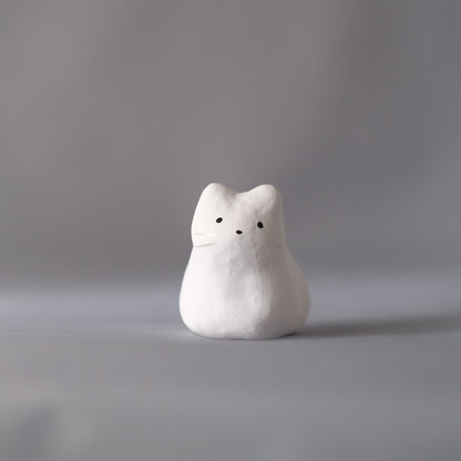 【3/9 ～ 11 18時まで販売】りなの村 張子展 はる、うらうら「白い猫」