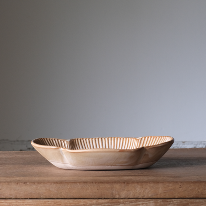 【石渡磨美 × ACOPOTTERY ふたり展】耐熱木瓜深皿L　白