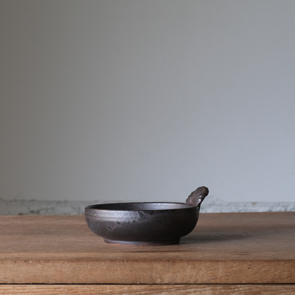 【石渡磨美 × ACOPOTTERY ふたり展】耐熱とんすい　黒錆