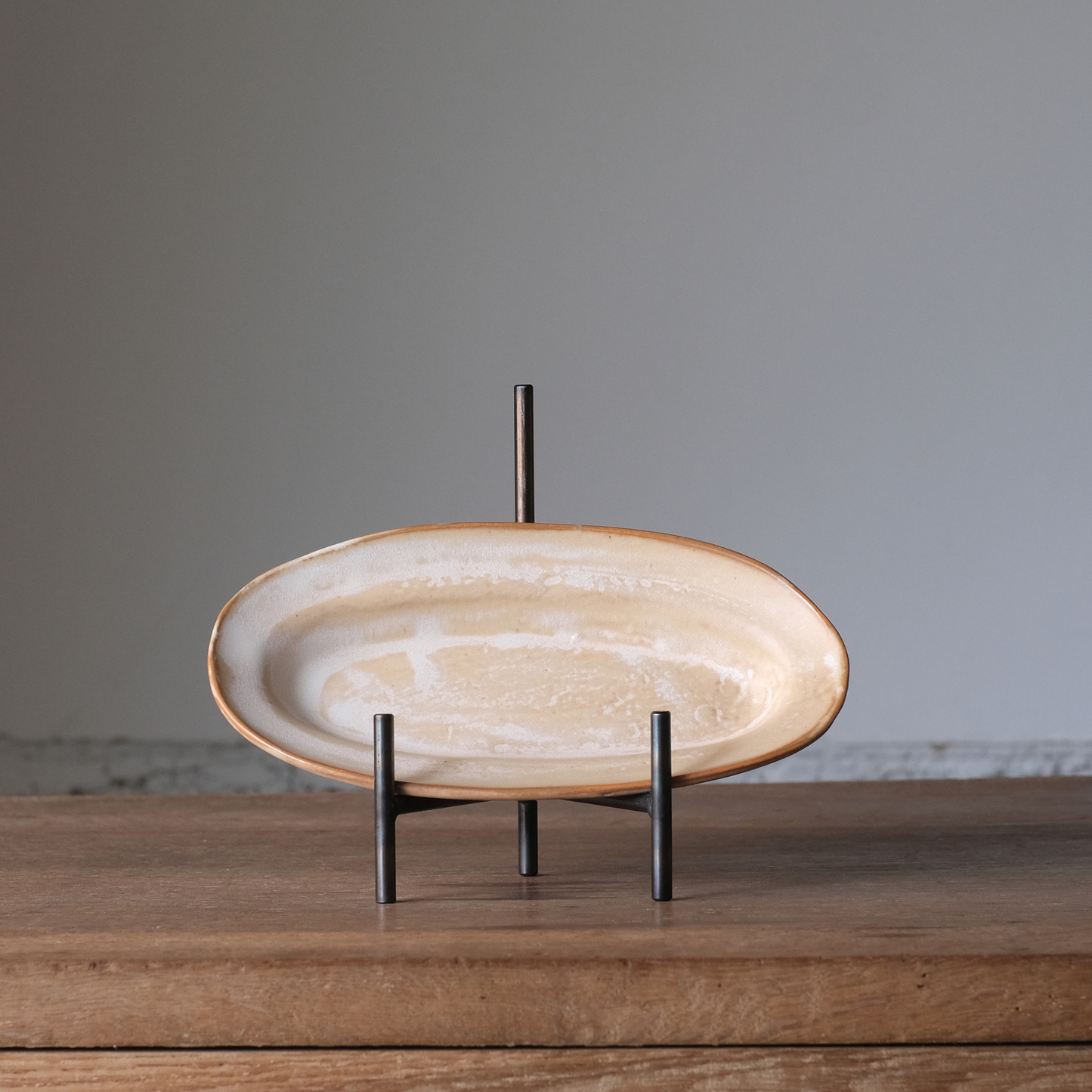 【石渡磨美 × ACOPOTTERY ふたり展】耐熱ミニオーバル　白