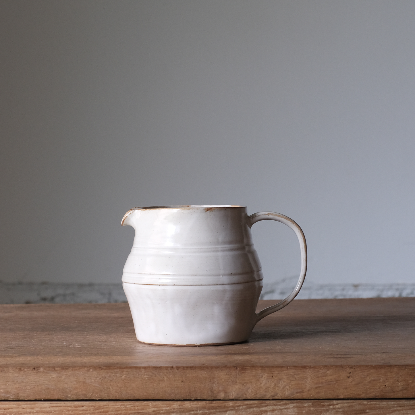 【石渡磨美 × ACOPOTTERY ふたり展】ピッチャー　白