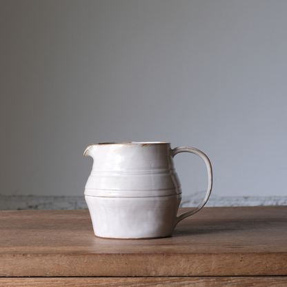 【石渡磨美 × ACOPOTTERY ふたり展】ピッチャー　白