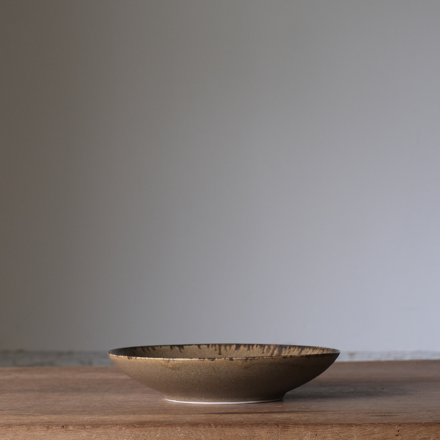 【石渡磨美 × ACOPOTTERY ふたり展】プレート深 M 茶
