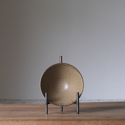 【石渡磨美 × ACOPOTTERY ふたり展】ボウル S 茶